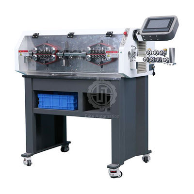 Touch Screen Schnitt und Streifen-Draht-Maschine, automatische Kabel-Schneidemaschine Dia25mm 1800PCS/H