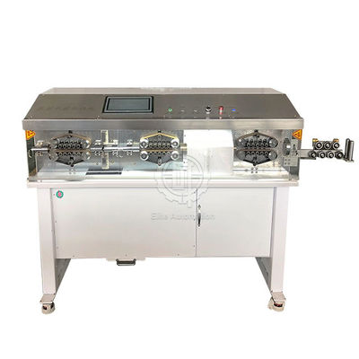 großes automatisches Kabel-Abisoliermaschine PLC 100pcs/H mit Drehblatt