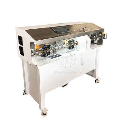 großes automatisches Kabel-Abisoliermaschine PLC 100pcs/H mit Drehblatt
