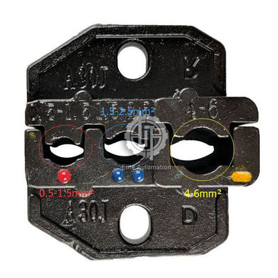Kräuselungsstrecke der kompaktes Verbindungsstück-pneumatische Draht-Bördelmaschinen-0.25-6.0mm2