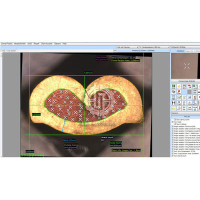 Kabelbaum-Prüfvorrichtung 50mm2 312X HD für Falz-Querschnittsanalyse